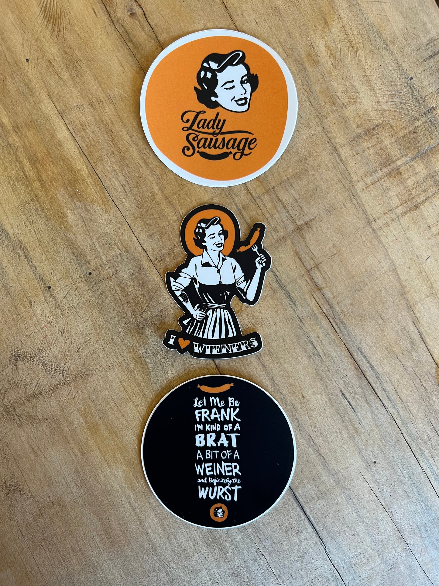 Lady Sausage Stickers
