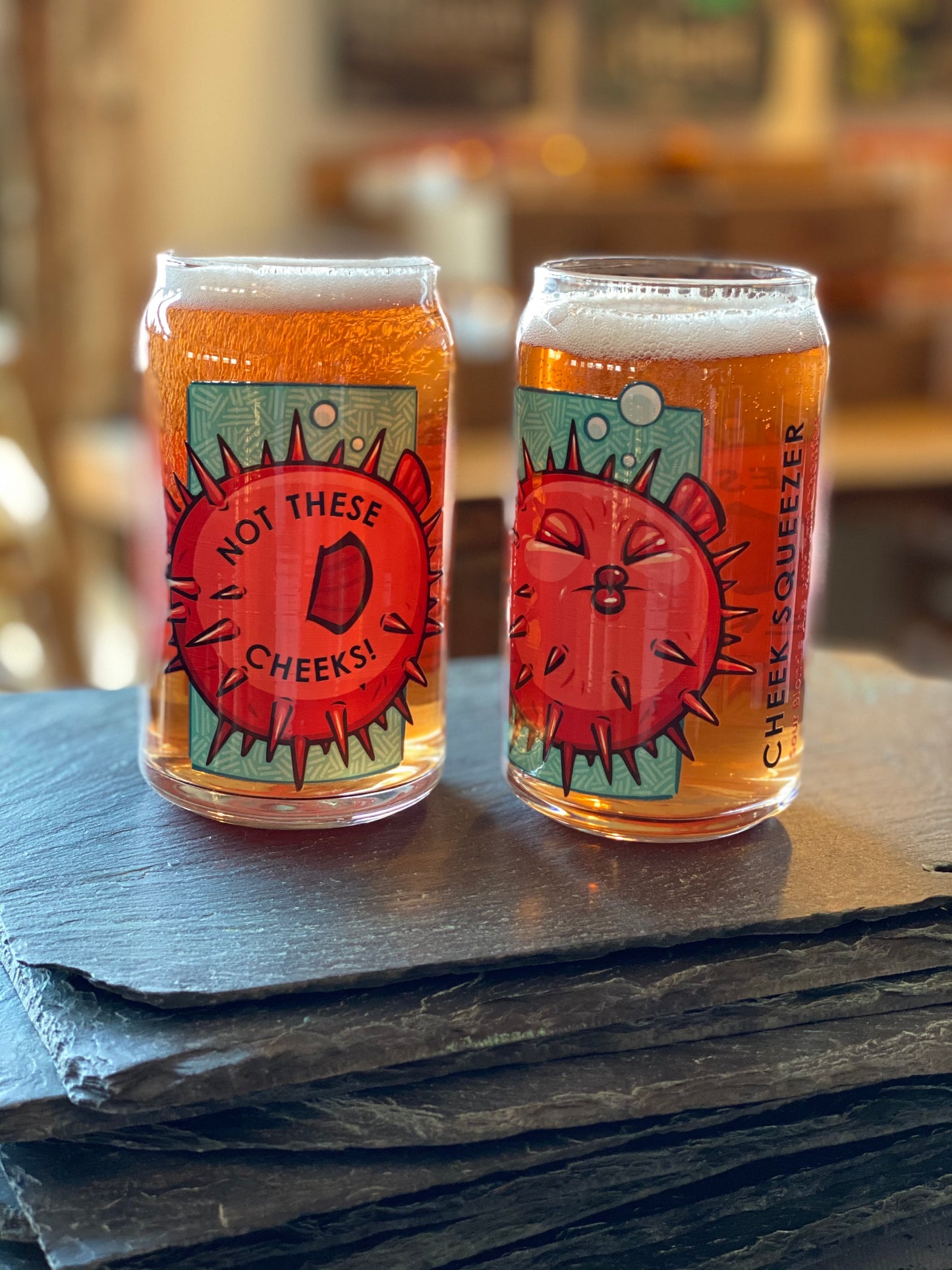 Cheek Squeezer Can-Style Glass