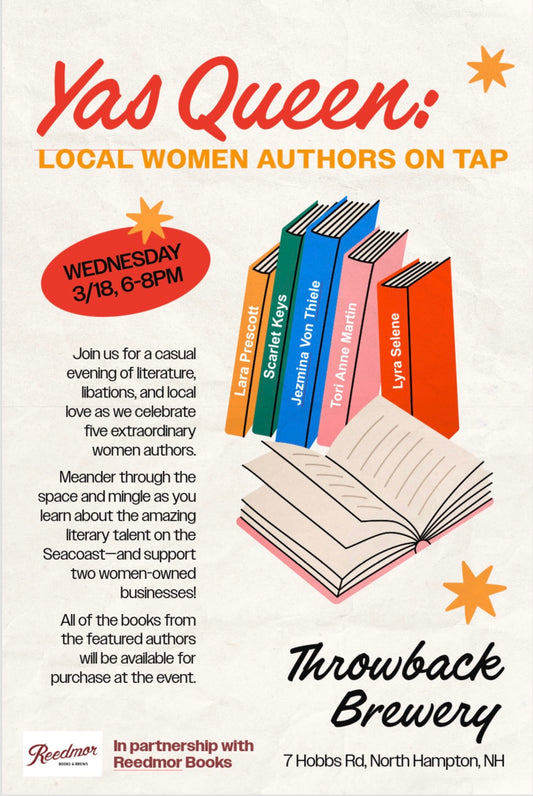 3/18: Local Women Authors on Tap with Reedmor Books