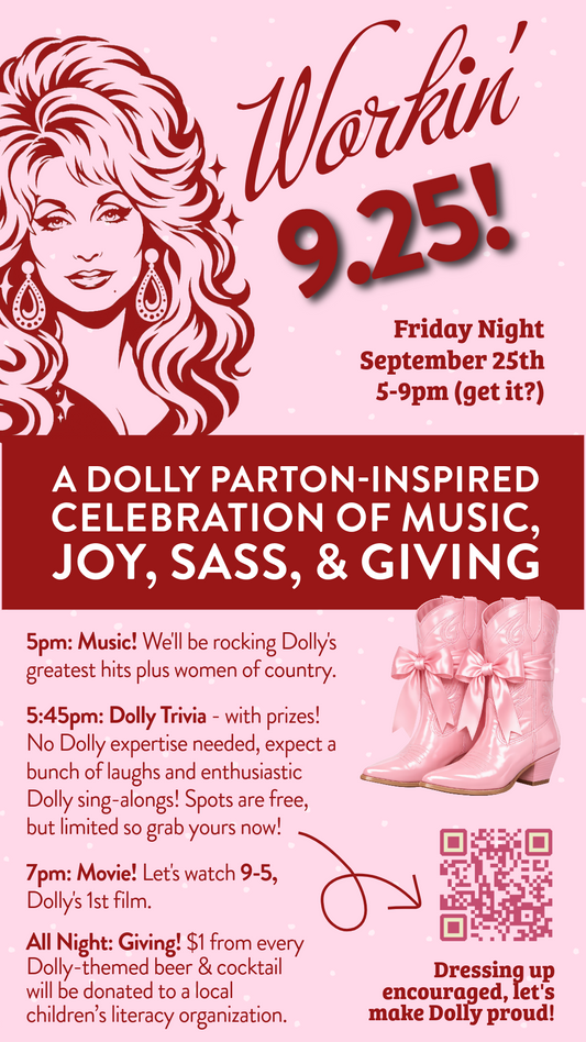9/25: Workin' 9.25: A Celebration of Dolly Parton!