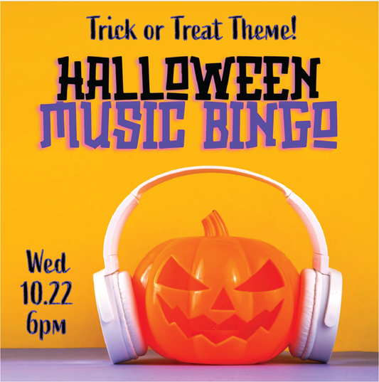 10/22: Music Bingo: Trick or Treat!
