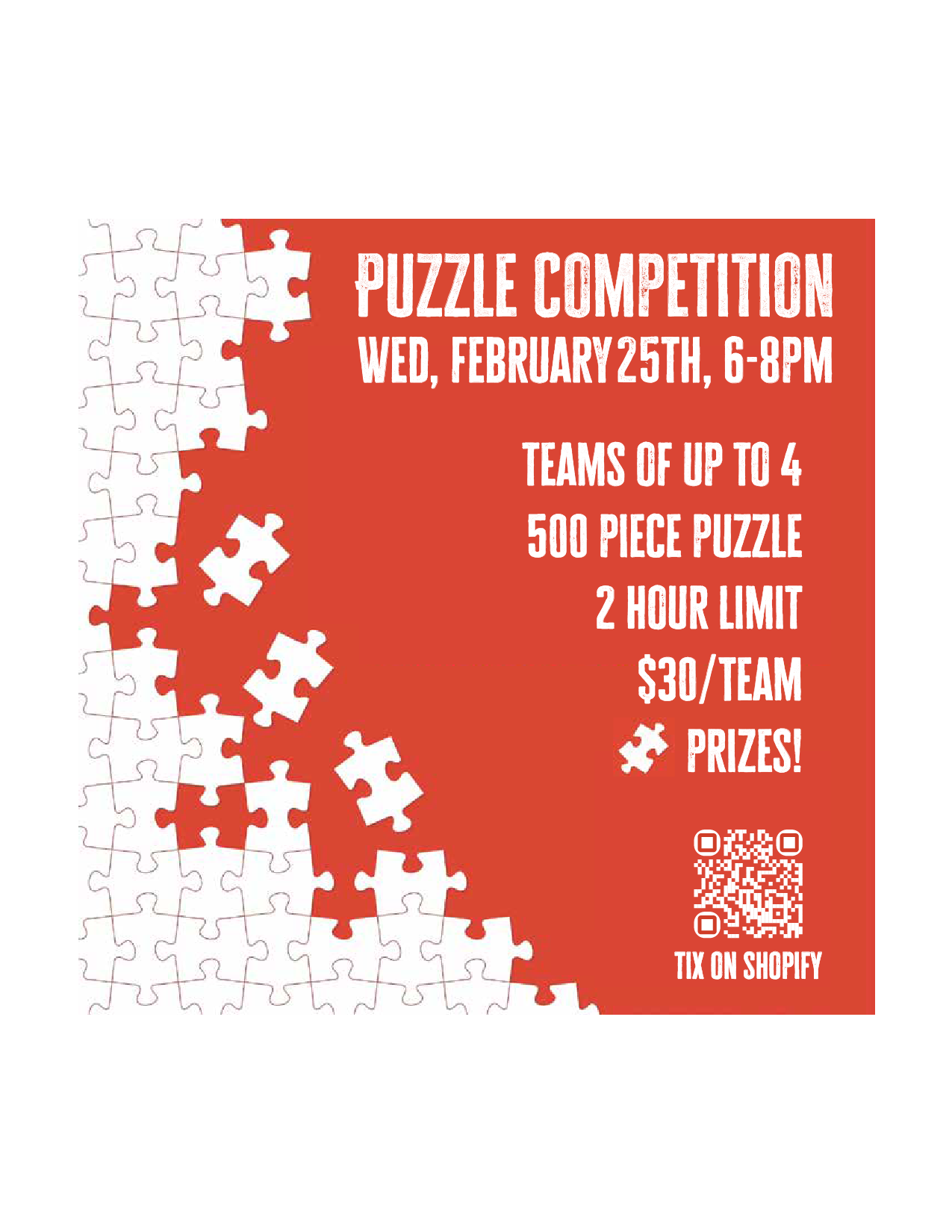 2/25: Puzzle Competition