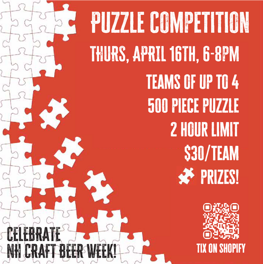 4/16: Puzzle Competition - Celebrating NH Craft Beer Week!