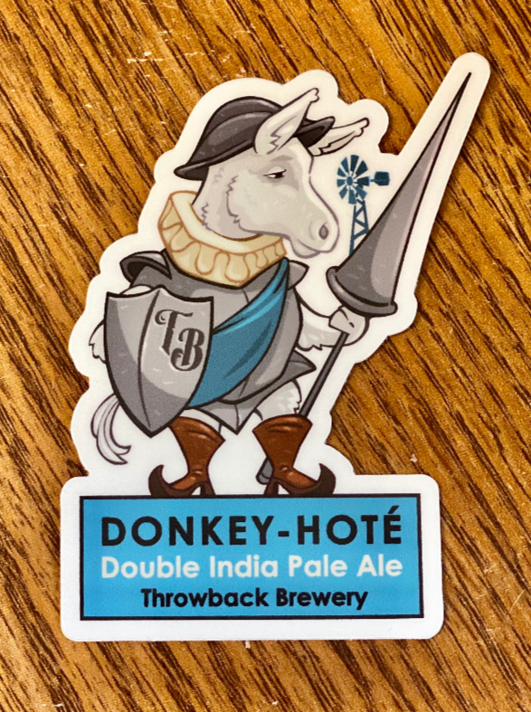 Donkey-Hoté Sticker