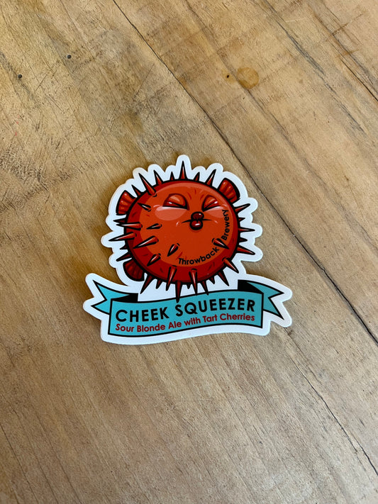 Cheek Squeezer Sticker